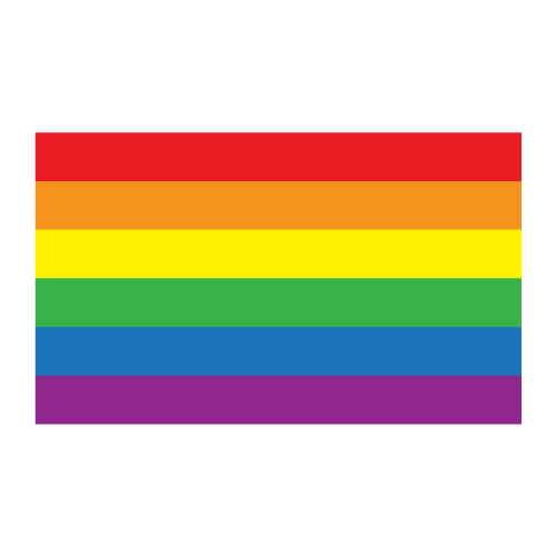 Rainbow flag icon